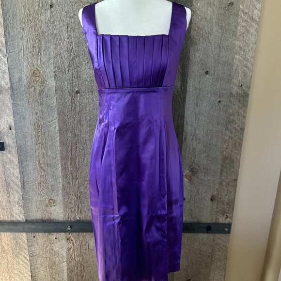 Calvin Klein Purple Cocktail Dress - Picture 1 of 11